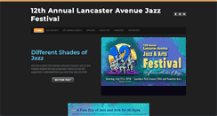 Desktop Screenshot of lancasteravejazzfest.com